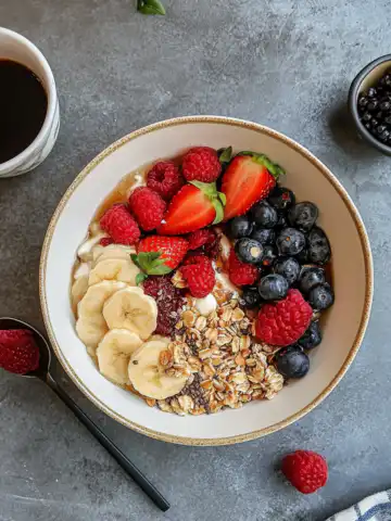 Plant-Based Breakfast Ideas Recipe taken with iphone 15 pro max --iw 2 --ar 4:5 --v 6.1 --raw