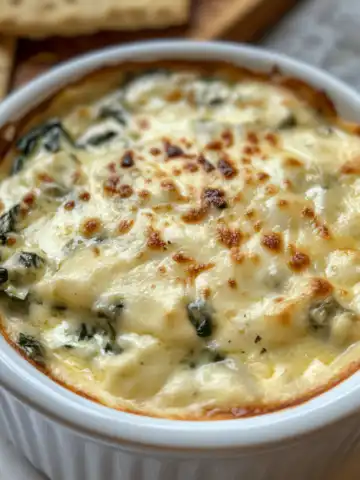 Queso Spinach Dip Recipe taken with iphone 15 pro max --iw 2 --ar 4:5 --v 6.1 --raw