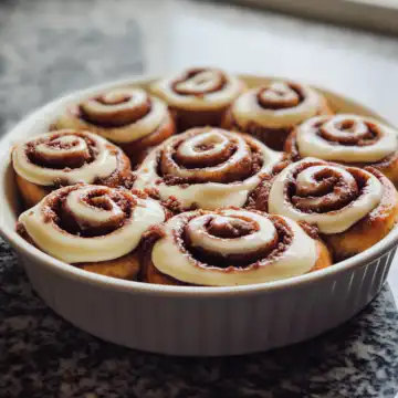 Red Velvet Cinnamon Rolls Recipe taken with iphone 15 pro max --iw 2 --ar 4:5 --v 6.1 --raw