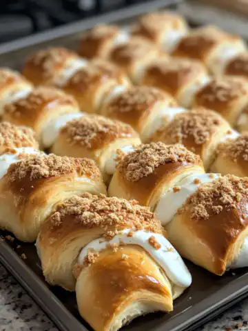 S'mores Crescent Rolls Recipe taken with iphone 15 pro max --iw 2 --ar 4:5 --v 6.1 --raw