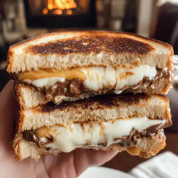 S'mores Grilled Cheese Recipe taken with iphone 15 pro max --iw 2 --ar 4:5 --v 6.1 --raw