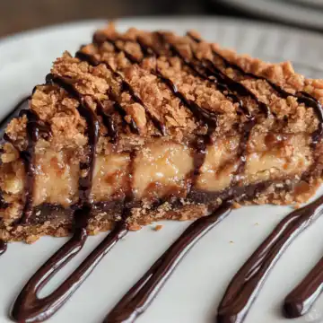 Samoas Cookie Pie Recipe taken with iphone 15 pro max --iw 2 --ar 4:5 --v 6.1 --raw