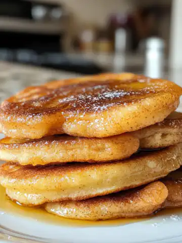 Spanish Churro Pancakes Recipe taken with iphone 15 pro max --iw 2 --ar 4:5 --v 6.1 --raw
