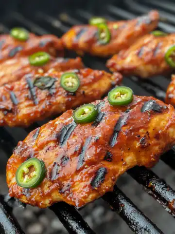 Spicy Grilled Jalapeno Chicken Recipe taken with iphone 15 pro max --iw 2 --ar 4:5 --v 6.1 --raw
