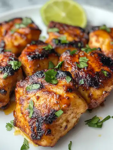 Spicy Honey-Lime Chicken Recipe taken with iphone 15 pro max --iw 2 --ar 4:5 --v 6.1 --raw