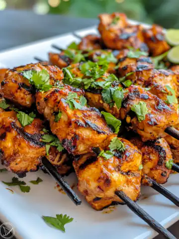 Spicy Thai Grilled Peanut Chicken Recipe taken with iphone 15 pro max --iw 2 --ar 4:5 --v 6.1 --raw