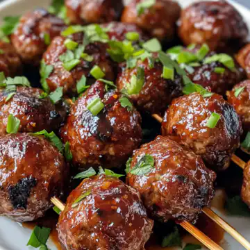 Sticky Korean BBQ Meatballs Recipe taken with iphone 15 pro max --iw 2 --ar 4:5 --v 6.1 --raw
