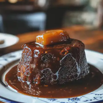 Sticky Toffee Pudding Recipe taken with iphone 15 pro max --iw 2 --ar 4:5 --v 6.1 --raw