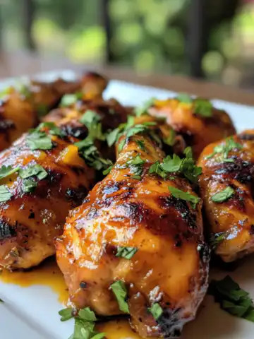 Sweet & Spicy Jalapeno Peach Chicken Recipe taken with iphone 15 pro max --iw 2 --ar 4:5 --v 6.1 --raw