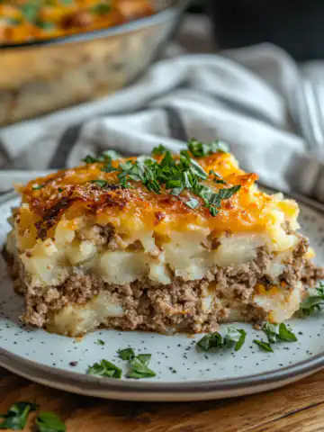 Tasty Loaded Potato Meatloaf Casserole Recipe taken with iphone 15 pro max --iw 2 --ar 4:5 --v 6.1 --raw