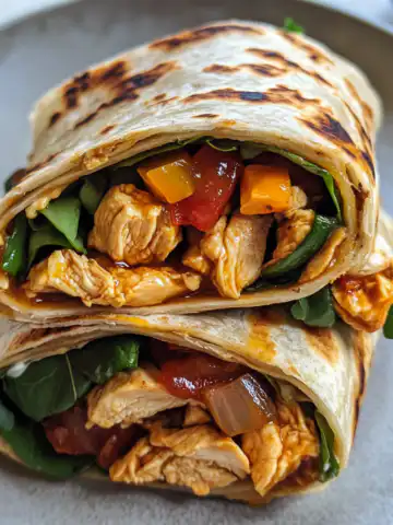 Teriyaki Chicken Wrap Recipe taken with iphone 15 pro max --iw 2 --ar 4:5 --v 6.1 --raw