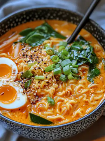 Thai Red Curry Ramen Recipe taken with iphone 15 pro max --iw 2 --ar 4:5 --v 6.1 --raw