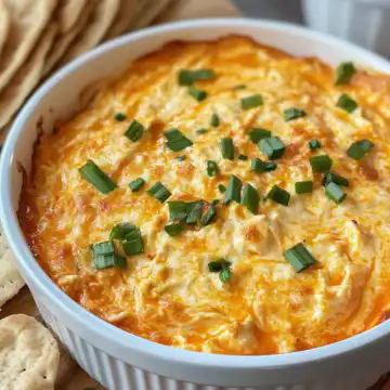 The Best Buffalo Chicken Dip Recipe taken with iphone 15 pro max --iw 2 --ar 4:5 --v 6.1 --raw