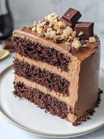 The Best Chocolate Snickers Cake Recipe taken with iphone 15 pro max --iw 2 --ar 4:5 --v 6.1 --raw