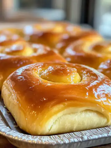 The Best Glazed Orange Sweet Rolls Recipe taken with iphone 15 pro max --iw 2 --ar 4:5 --v 6.1 --raw
