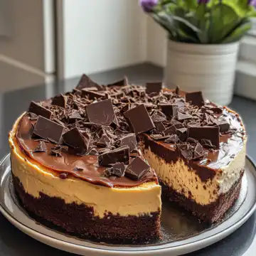 Triple Chocolate Cheesecake Recipe taken with iphone 15 pro max --iw 2 --ar 4:5 --v 6.1 --raw