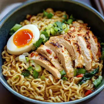 Ultimate Chicken Ramen Noodles Recipe taken with iphone 15 pro max --iw 2 --ar 4:5 --v 6.1 --raw
