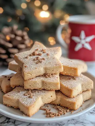 Vanilla Chai Shortbread Cookies Recipe taken with iphone 15 pro max --iw 2 --ar 4:5 --v 6.1 --raw