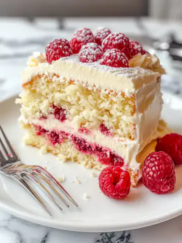 White Chocolate Raspberry Dream Cake Recipe taken with iphone 15 pro max --iw 2 --ar 4:5 --v 6.1 --raw