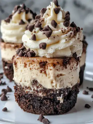 Brownie Bottom Mini Cheesecakes Recipe taken with iphone 15 pro max --iw 2 --ar 4:5 --v 6.1 --raw