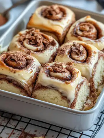 Red Velvet Cinnamon Rolls Recipe taken with iphone 15 pro max --iw 2 --ar 4:5 --v 6.1 --raw